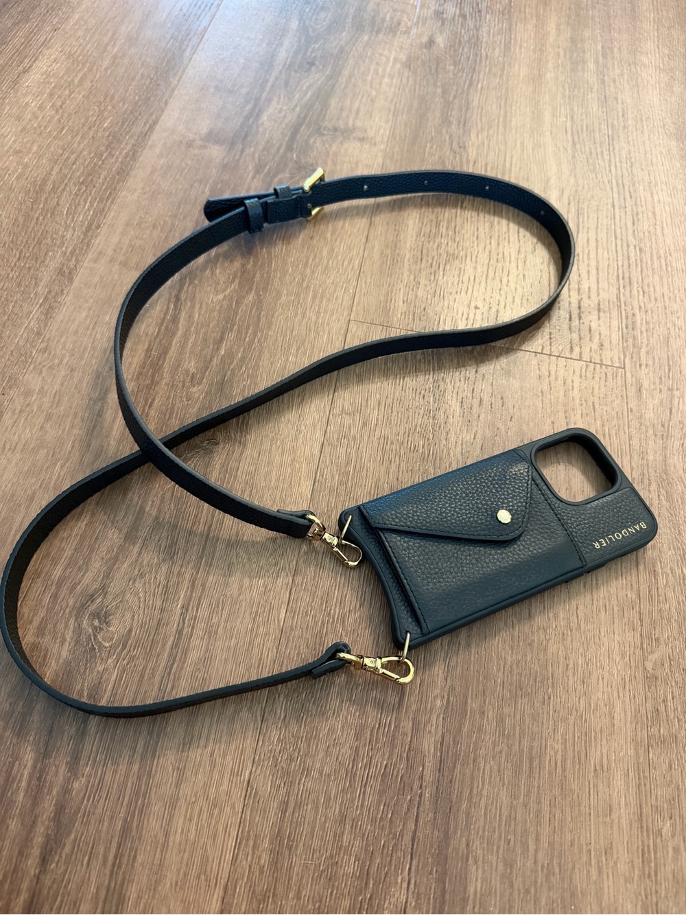 Bandolier case with strap - iPhone 15 pro max
